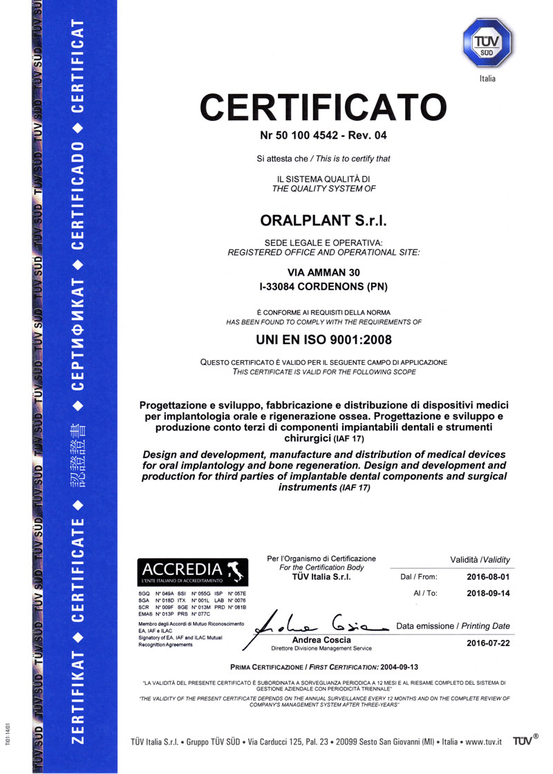Certificate Nr 50 100 4542 - Rev. 04